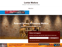 Tablet Screenshot of lontarmadura.com